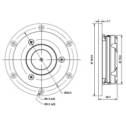 SB Acoustic TW29RN-B - 4